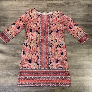 Haani Red Paisley Print Dress